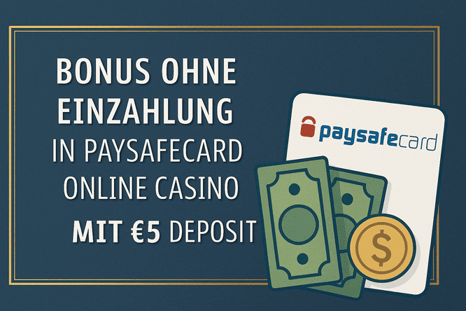 Österreichische Casinos mit einem Bonus für eine Einzahlung von 5€ Casino Bonus mit 5 Euro Einzahlung verfügbar in seriösen Casinos mit PSC für Österreich